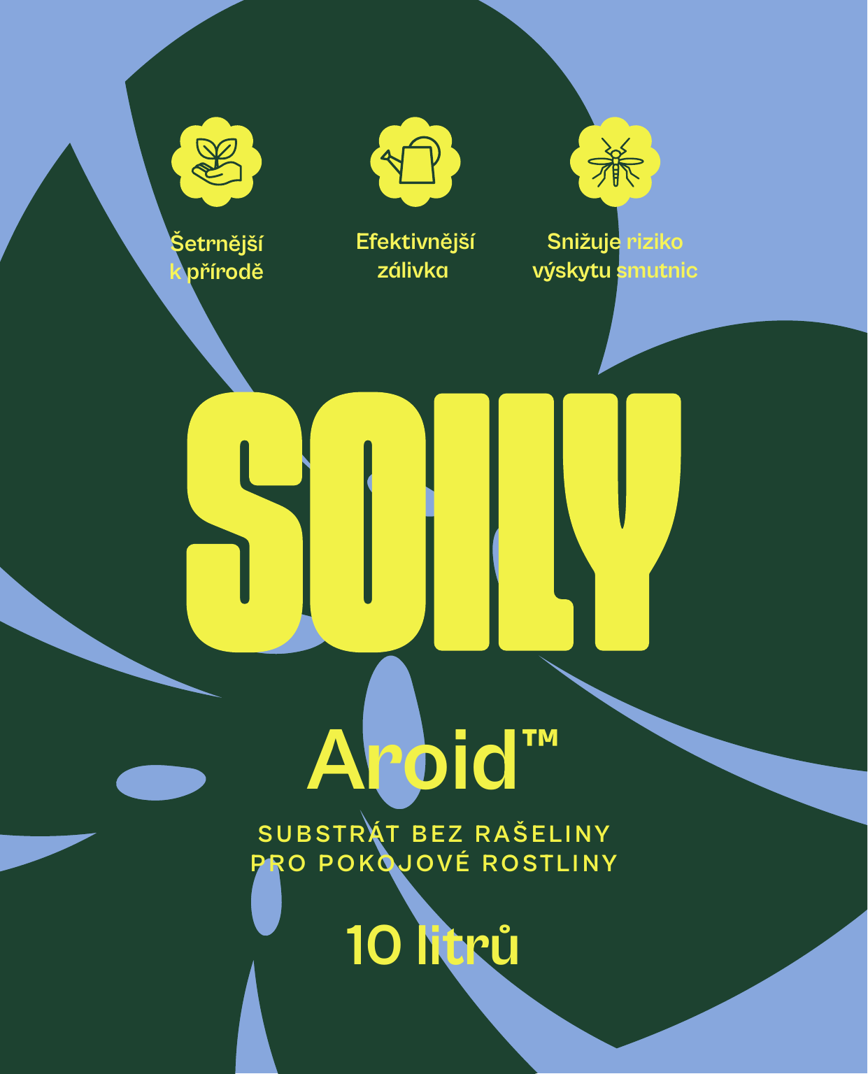 Soily AROID — přední etiketa
